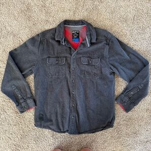 Kavu Black Casual Button Down Shirt